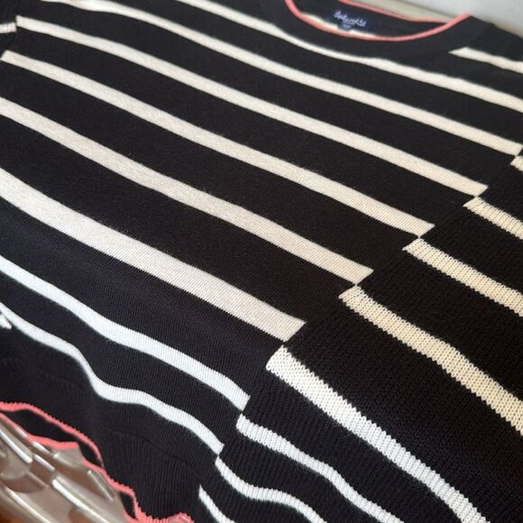 Splendid Avery Cashmere Blend Striped Sweater sz Medium - Picture 8 of 13